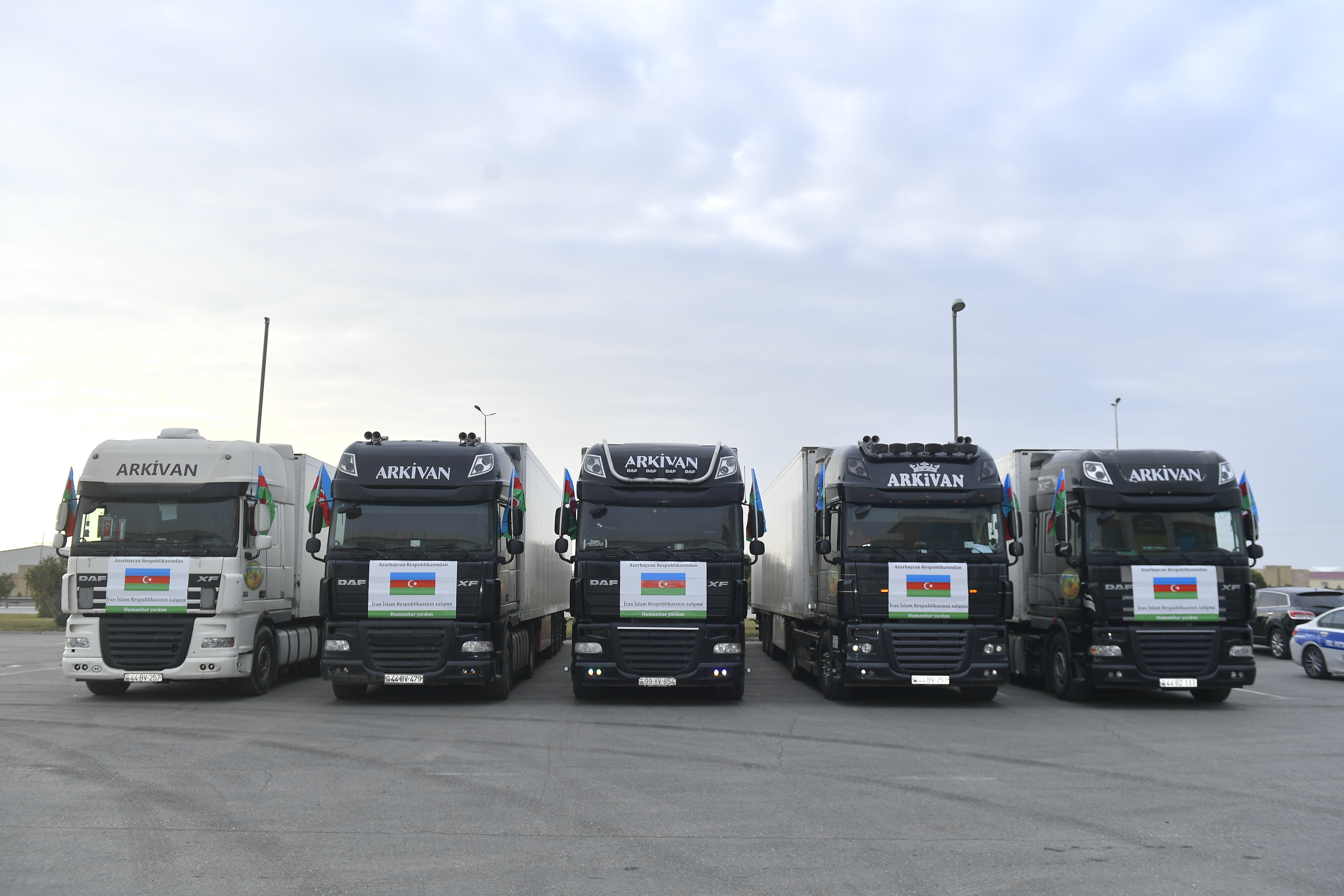 Azərbaycan Respublikası Prezidentinin tapşırığına əsasən İrana növbəti humanitar yardım yola salınır