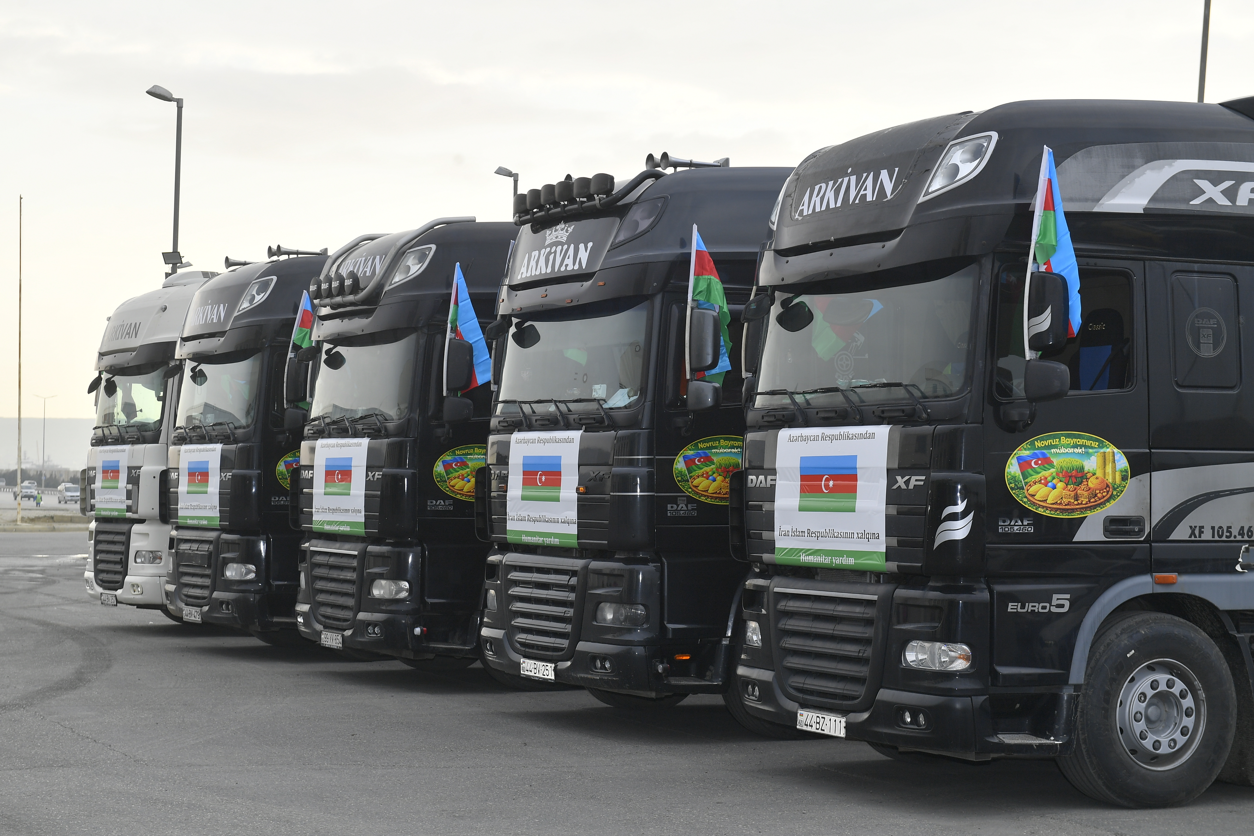 Azərbaycan Respublikası Prezidentinin tapşırığına əsasən İrana növbəti humanitar yardım yola salınır